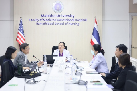 ผู้บริหารโรงเรียนพยาบาลรามาธิบดี ร่วมต้อนรับ ผู้บริหารจาก Florida International University ประเทศสหรัฐอเมริกา