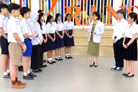 โรงเรียนพยาบาลรามาธิบดี ร่วมถ่ายทำรายการ “We Mahidol Campus Tour”