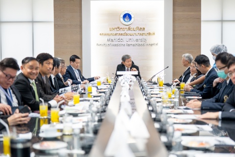รามาธิบดีให้การต้อนรับนายกสภามหาวิทยาลัยมหิดล และคณะกรรมการสภาฯ ในการประชุม University Council Visit: 4 ครั้งที่ 7/2568