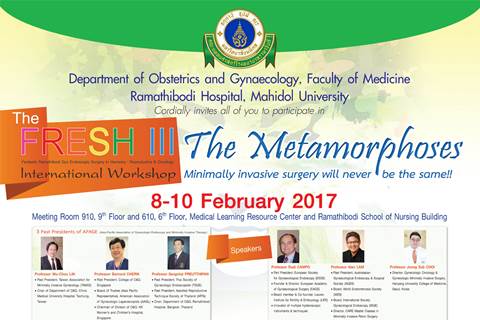 The FRESH III (Fantastic Ramathibodi Gyn Endoscopic Surgery in Harmony III) International Workshop