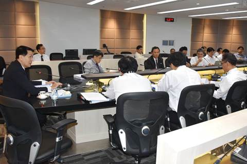 รายงานความก้าวหน้า การตรวจรับงานจ้างก่อสร้างโครงการสถาบันการแพทย์จักรีนฤบดินทร์