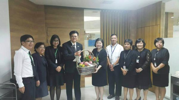 การเยี่ยมเยียนและแลกเปลี่ยนเรียนรู้ด้านการเงินการคลัง รามา-ศิริราช