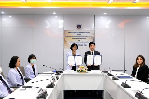 พิธีลงนามบันทึกข้อตกลงความร่วมมือทางวิชาการ (MOU) ระหว่าง โรงเรียนพยาบาลรามาธิบดี คณะแพทยศาสตร์โรงพยาบาลรามาธิบดี มหาวิทยาลัยมหิดล กับ คณะวิศวกรรมศาสตร์ มหาวิทยาลัยมหิดล