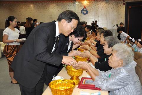 งานมุทิตาจิต อาจารย์ บุคลากรอาวุโส และพิธีมอบรางวัลบุคลากรดีเด่น