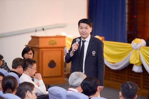 คณบดีพบชาวพยาบาล โรงพยาบาลรามาธิบดีจักรีนฤบดินทร์