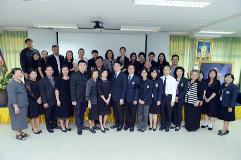 คณะแพทยศาสตร์โรงพยาบาลรามาธิบดี เยี่ยมมหาวิทยาลัยราชภัฏธนบุรี จ.สมุทรปราการ