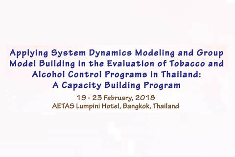 Applying System Dynamics Modeling and Group Model Building in the Evaluation of Tobacco and Alcohol Control Programs in Thailand: A Capacity Building Program