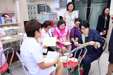 กิจกรรมกลุ่มรามาอ่อนหวาน “ครัวเบาหวาน” ครั้งที่ 1