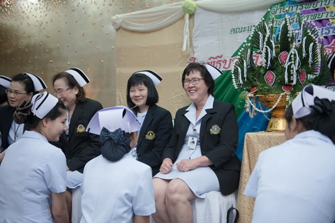 ฝ่ายการพยาบาลจัดพิธีบายศรีสู่ขวัญสู่รั้วรามาธิบดี