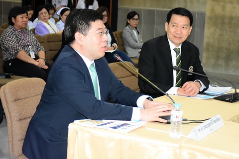 ต้อนรับคณะผู้เยี่ยมสำรวจประเมินกระบวนการรับรองเฉพาะโรค การปลูกถ่ายตับ และการปลูกถ่ายไต จาก สรพ.