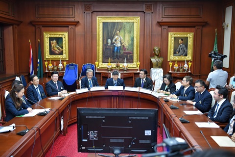 แถลงข่าวมหิดลห่วงใยประชาชน “มาตรการการดูแลสุขภาพและการจัดการที่ประชาชนสามารถดำเนินการได้เกี่ยวกับฝุ่นขนาดเล็ก PM2.5”