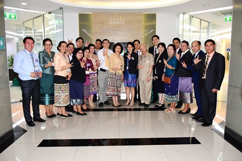 ต้อนรับผู้เข้าฝึกอบรมเทคโนโลยีทางการแพทย์และสาธารณสุขสำหรับบุคลากรทางการแพทย์จากสาธารณรัฐประชาธิปไตยประชาชนลาว ตามพระราชดำริของสมเด็จพระเทพรัตนราชสุดาฯ สยามบรมราชกุมารี รุ่นที่ 21 ประจำปี พ.ศ. 2562