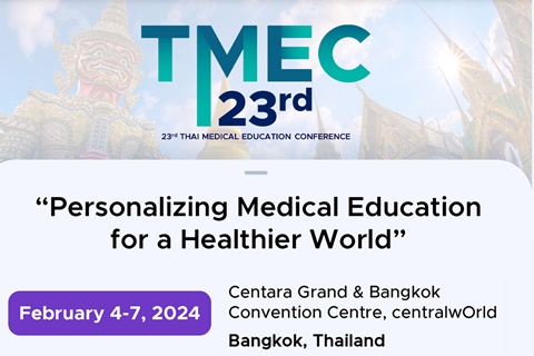 23rd TMEC "Personalizing Medical Education for a Healthier World"