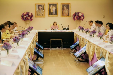 สมเด็จพระกนิษฐาธิราชเจ้าฯ เสด็จทรงเป็นประธาน การประชุมใหญ่มูลนิธิรามาธิบดีฯ ประจำปี 2562