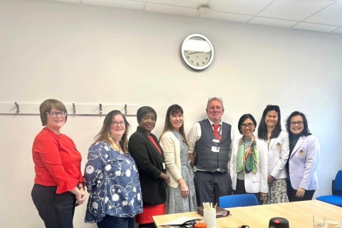 The Administrative team of Ramathibodi School of Nursing, Faculty of Medicine Ramathibodi Hospital, Mahidol University, visited Keele University, Staffordshire, United Kingdom.