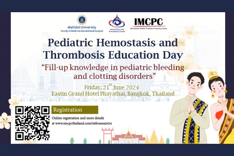 Pediatric Hemostasis and Thrombosis Education Day “Fill-up knowledge in pediatric bleeding and clotting disorders”