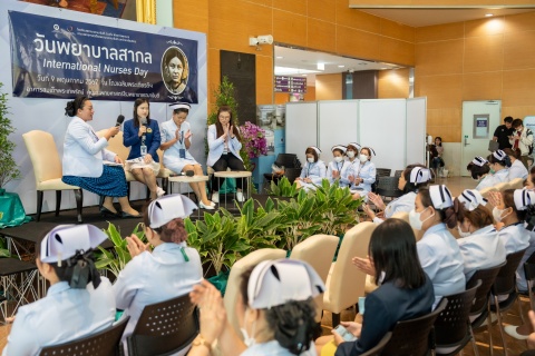 โรงเรียนพยาบาลรามาธิบดี ร่วมกับ ฝ่ายการพยาบาล คณะแพทยศาสตร์โรงพยาบาลรามาธิบดี มหาวิทยาลัยมหิดล จัดกิจกรรมเนื่องใน “วันพยาบาลสากล 2567”