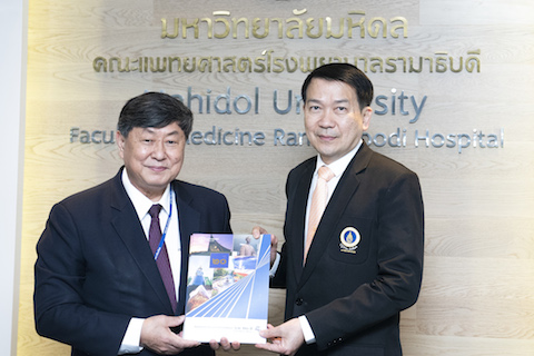 คณะผู้บริหาร ม.มหิดล รับฟังข้อตกลงการปฏิบัติงานของส่วนงาน (PA-Visit) คณะแพทยศาสตร์โรงพยาบาลรามาธิบดี มหาวิทยาลัยมหิดล