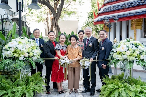 ครอบครัวศิลปอาชามอบเงินสมทบทุนมูลนิธิรามาธิบดีฯ และพิธีเปิด “สวนศิลปอาชา”