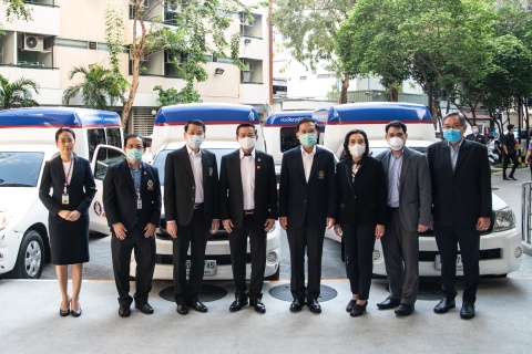 บริษัท ทิพยประกันภัย จำกัด (มหาชน) มอบรถเพื่อใช้สำหรับรับผู้ป่วย COVID-19