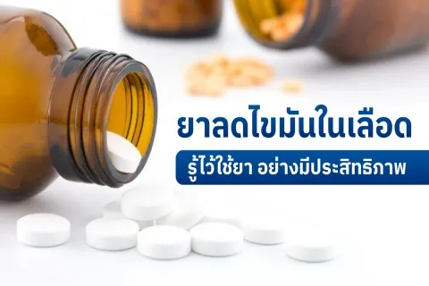 ยาลดไขมันในเลือด รู้ไว้ใช้ยา อย่างมีประสิทธิภาพ