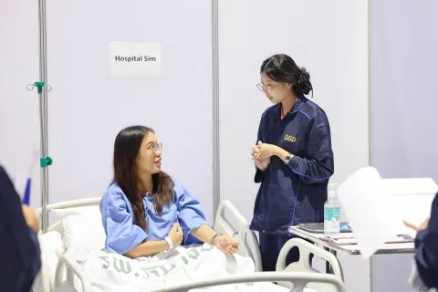 Ramathibodi School of Nursing, Faculty of Medicine Ramathibodi Hospital, Mahidol University, participated in the 30th WorldSkills Thailand National Competition 2025 in the category of Health and Social Care.