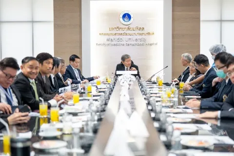 รามาธิบดีให้การต้อนรับนายกสภามหาวิทยาลัยมหิดล และคณะกรรมการสภาฯ ในการประชุม University Council Visit: 4 ครั้งที่ 7/2568