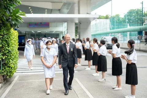 งาน “ส่งมอบพยาบาลใหม่” และ “พิธีบายศรีสู่ขวัญสู่รั้วรามาธิบดี” ประจำปี 2568