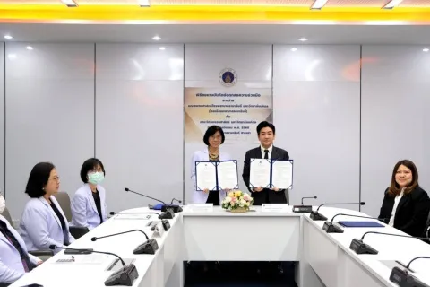 พิธีลงนามบันทึกข้อตกลงความร่วมมือทางวิชาการ (MOU) ระหว่าง โรงเรียนพยาบาลรามาธิบดี คณะแพทยศาสตร์โรงพยาบาลรามาธิบดี มหาวิทยาลัยมหิดล กับ คณะวิศวกรรมศาสตร์ มหาวิทยาลัยมหิดล