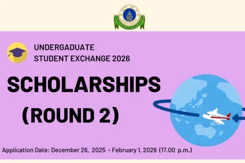 UNDERGADUATE STUDENT EXCHANGE 2026 SCHOLARSHIPS (ROUND 2)