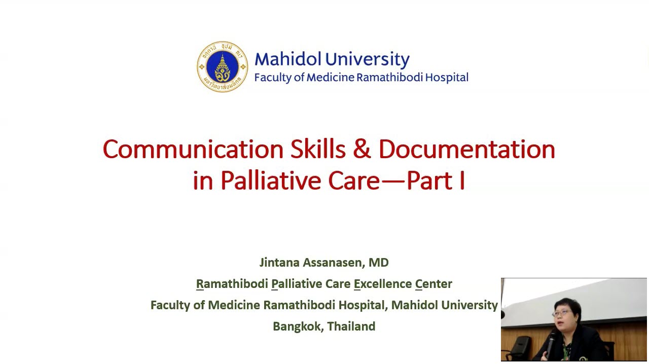 Communication Skills in Palliative Care