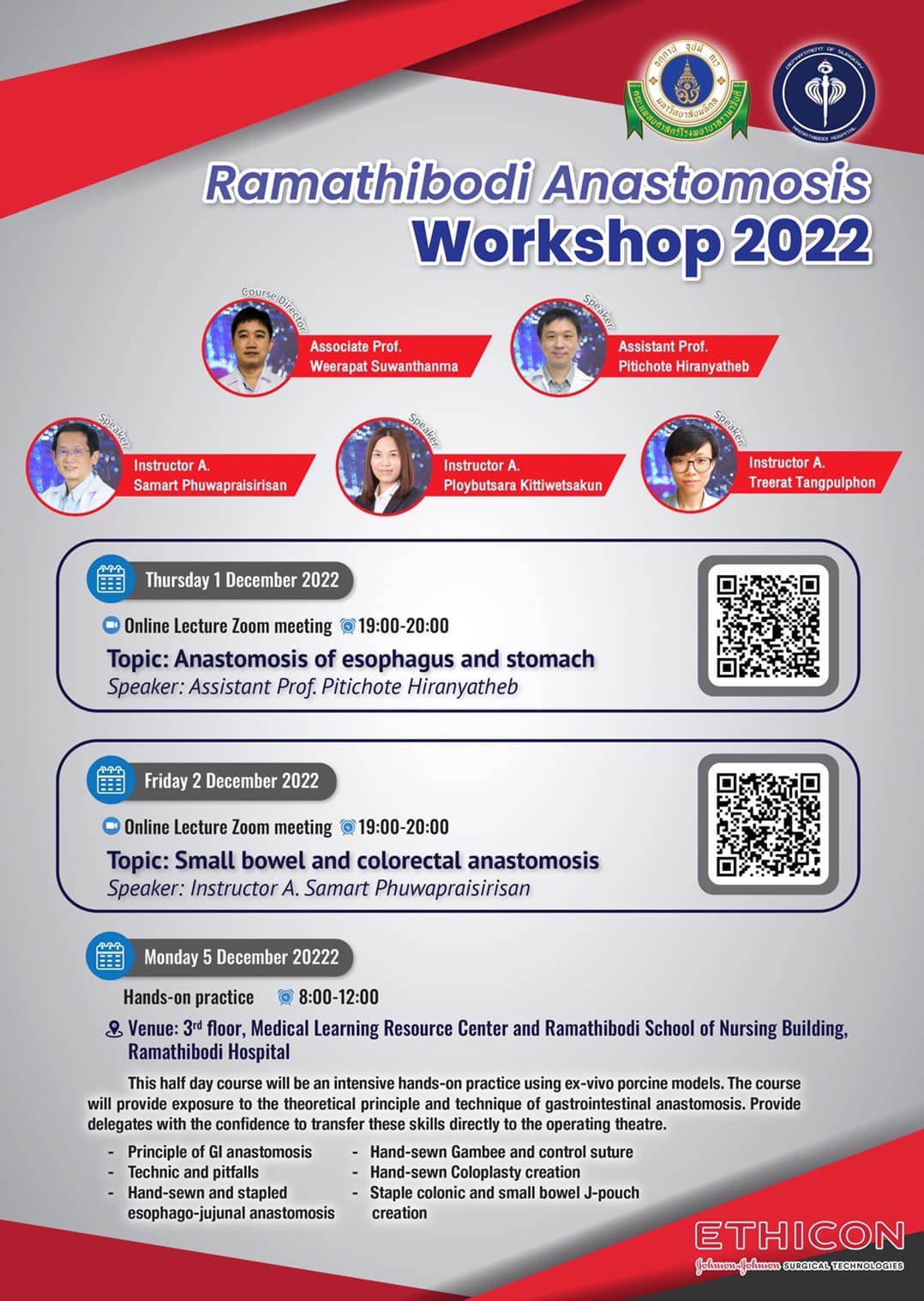 Ramathibodi Anastomosis Workshop 2022