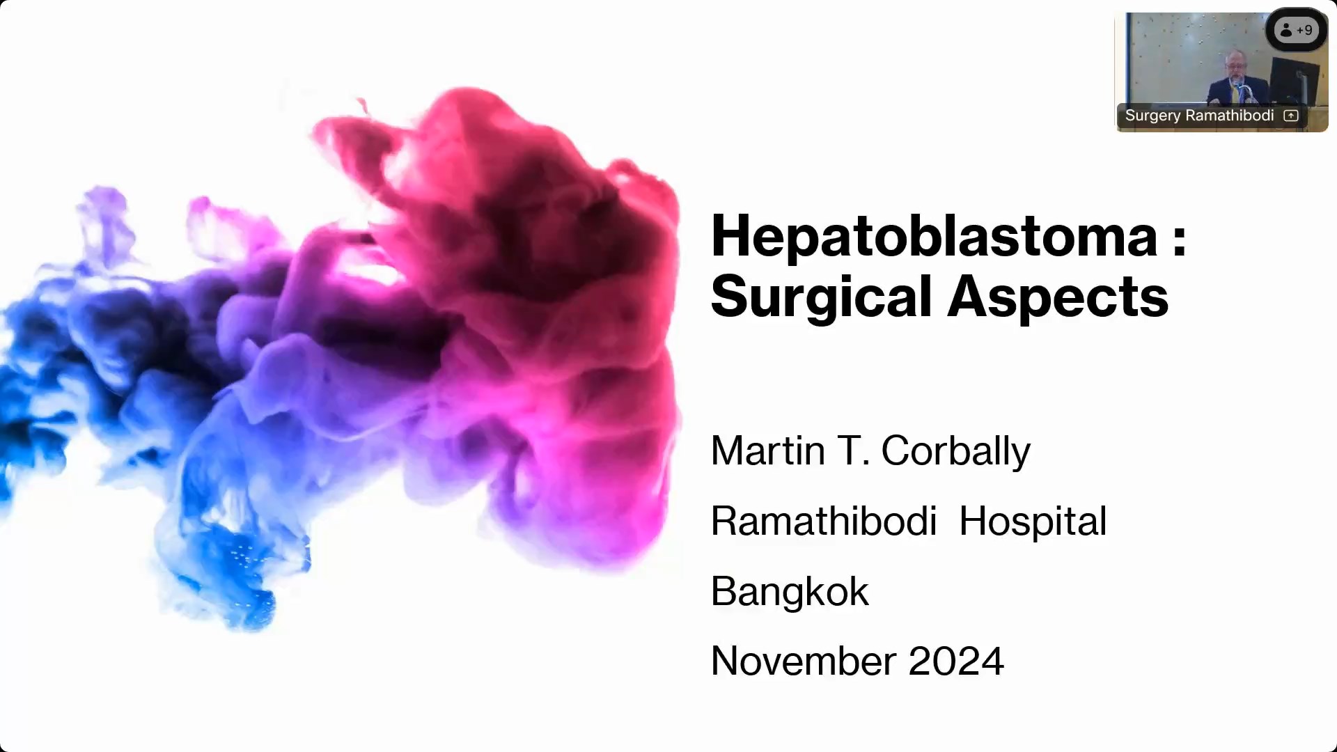 3.HEPATOBLASTOMA:SURGICAL PERSPECTIVE: MARTIN CORBALLY