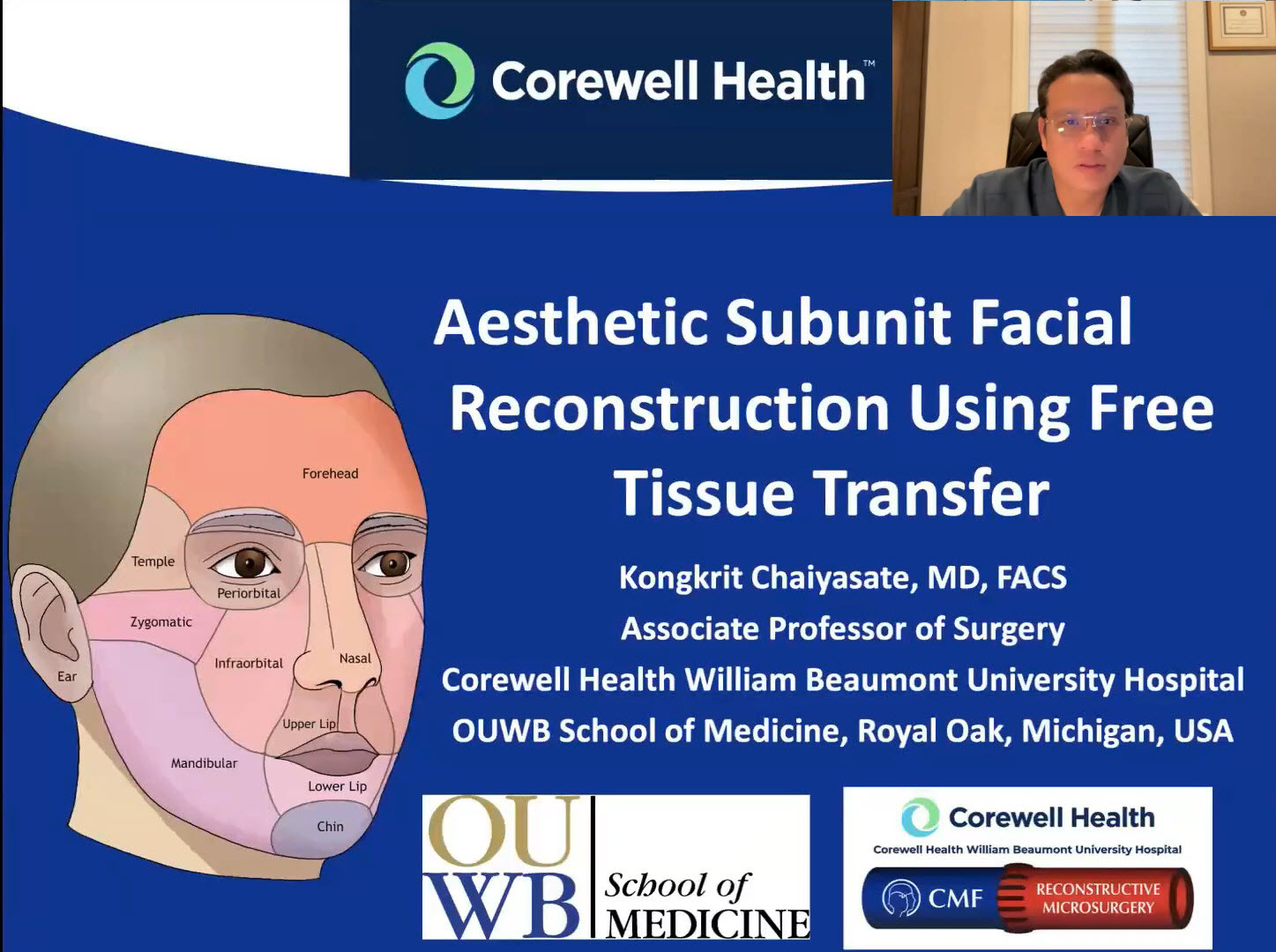 Head and neck reconstruction: Kongkrit Chaiyasate,MD.,FACS.(16/07/24)