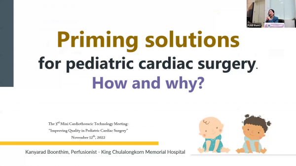 Priming Solutions for Pediatric Cardiac Surgery