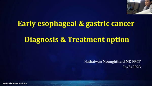 Early esophageal & Gastric cancer