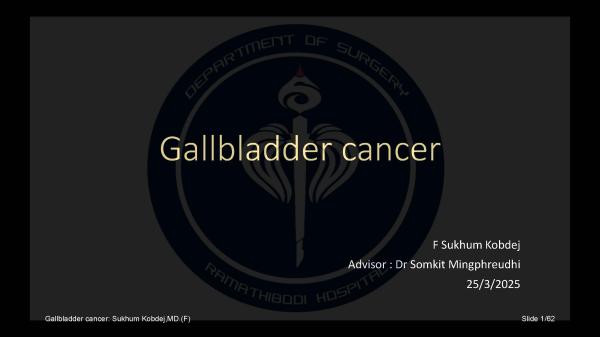 Gallbladder cancer