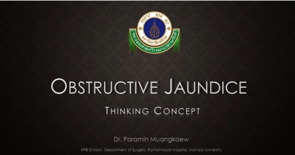 Obstructive Jaundice : Thinking Concept (THAI)