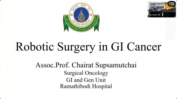 Robotic Surgery in GI Cancer