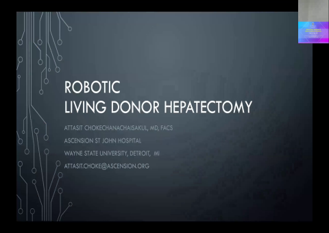 Robotic Living donor Hepatectomy