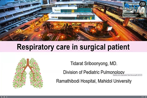 Respiratory care in surgical patient