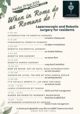 Laparoscopic and Robotic surgery