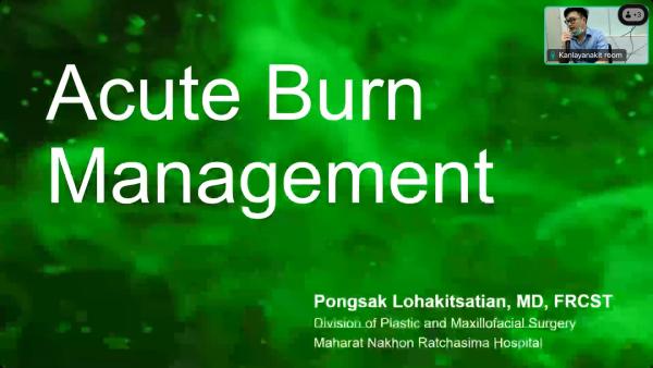 Acute Burn Management