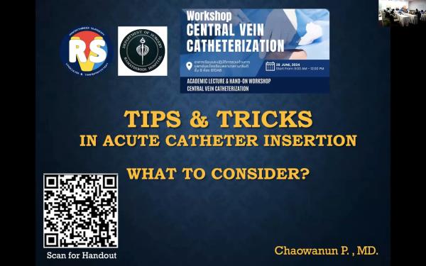 Acute Catheter insertion