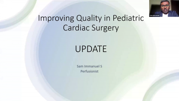 Improving Quality in Pediatric Cardiac Surgery
