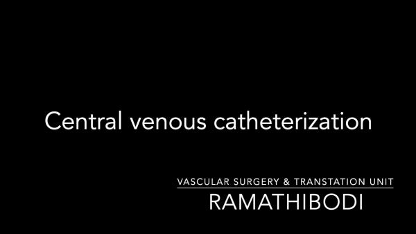 Central venous catheterization