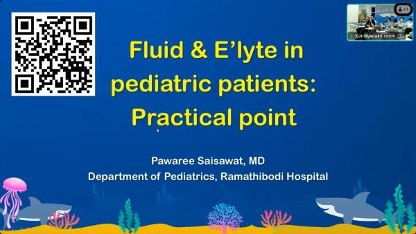 Fluid & E'lyte in pediatric patients