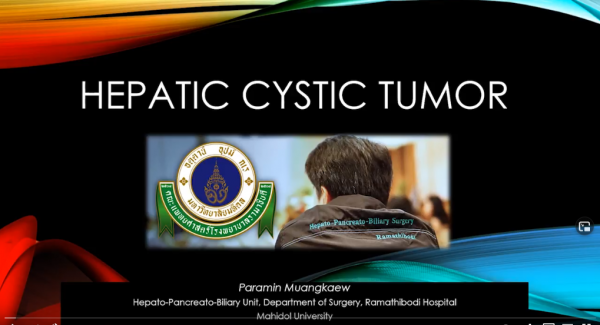 Hepatic cystic tumor (Thai)