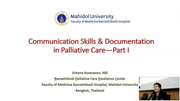 Communication in Palliative Care