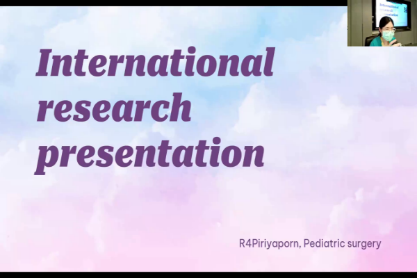 International Research presentation